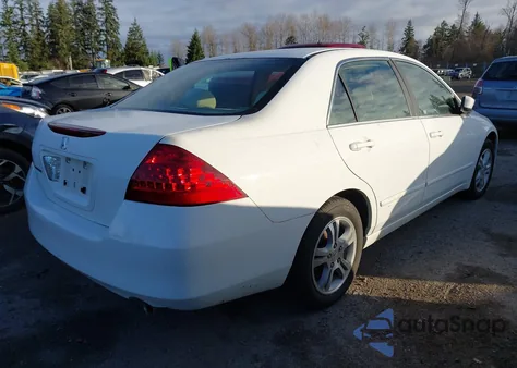 2007 Honda Accord 2.4 Se from USA, damaged, VIN 1HGCM56367A223519